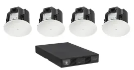 4 JBL Control 426C/T 6.5" Commercial 70v Ceiling Speakers+Crown Amp 4 Restaurant
