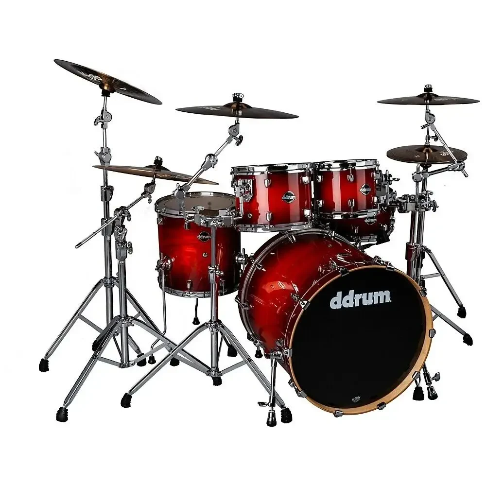 Ударная установка акустическая ddrum Dominion Birch 5-piece Shell Pack with Ash Veneer Red Burst
