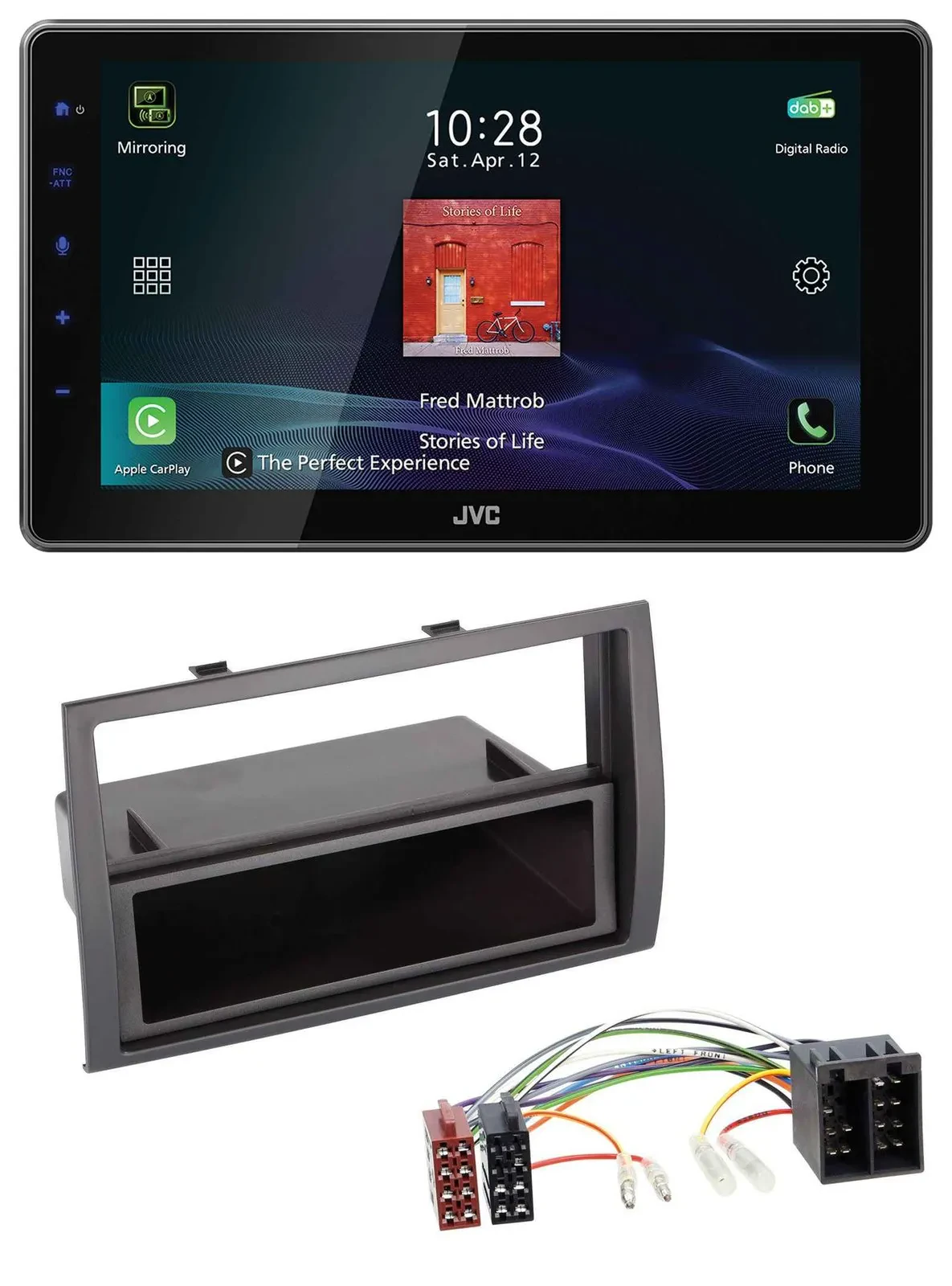 Автомагнитола для Citroen Jumper/Peugeot Boxer/Fiat Ducato JVC DAB, MP3, Bluetooth, USB