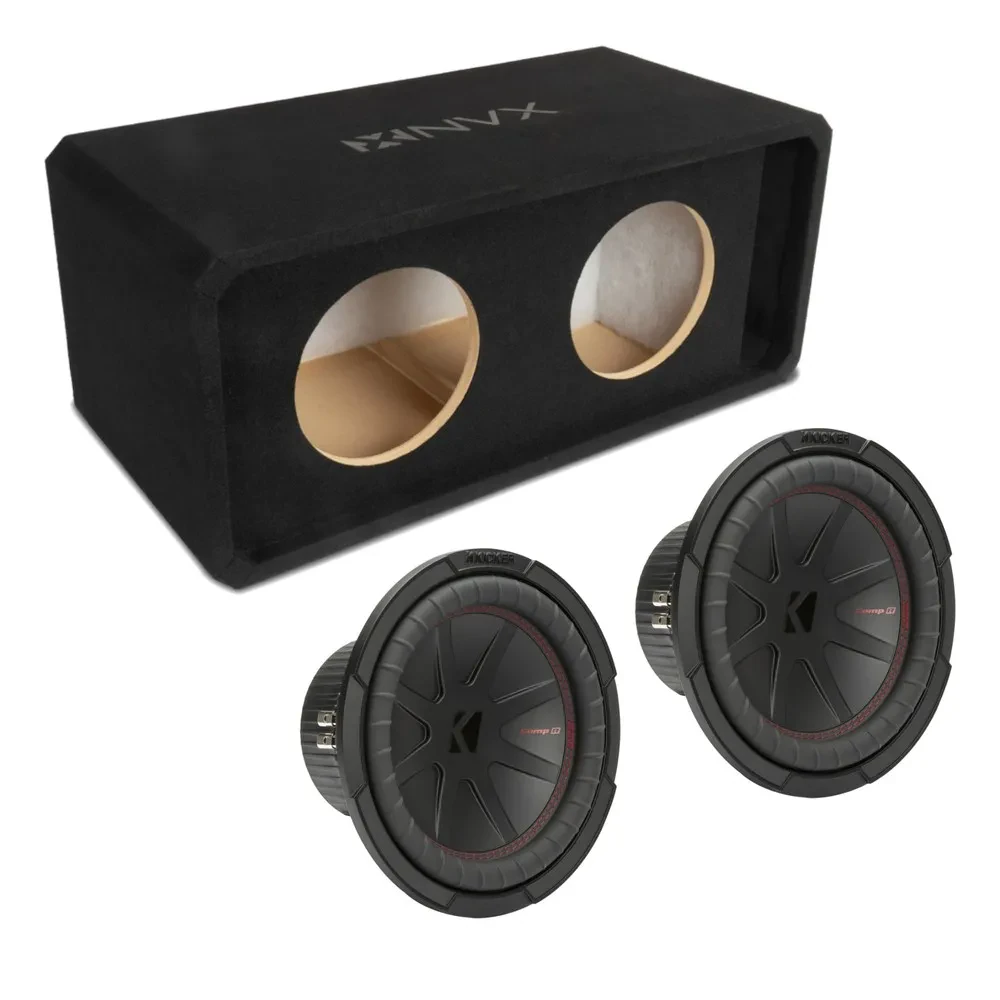 Сабвуфер пассивный NVX NE102P dual 10", slot ported, 3/4" MDF, с сабвуфером CompR