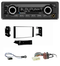 Blaupunkt MP3 Bluetooth USB AUX Autoradio für Nissan Micra 2013-2017 schwarz mat