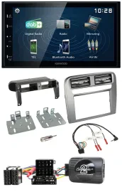 Kenwood 2DIN Bluetooth Lenkrad USB DAB Autoradio für Fiat GrandePunto 05-06 anth