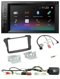 Pioneer DAB Lenkrad 2DIN Bluetooth USB Autoradio für Hyundai i40 11-19 AUX USB s