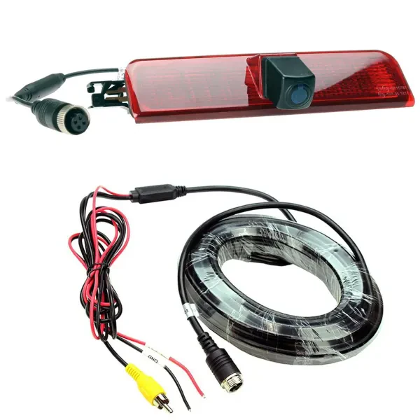 Connects2Vision CAM-VW8 170° Ersatz-Bremslicht-Rückfahrkamera für VW Caddy 2008-
