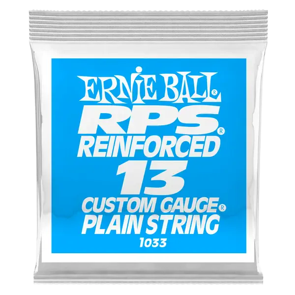 Струна для акустической и электрогитары Ernie Ball P01033, сталь, калибр 13