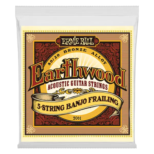 Струны для 5-струнного банджо Ernie Ball 2061 Earthwood 10-24