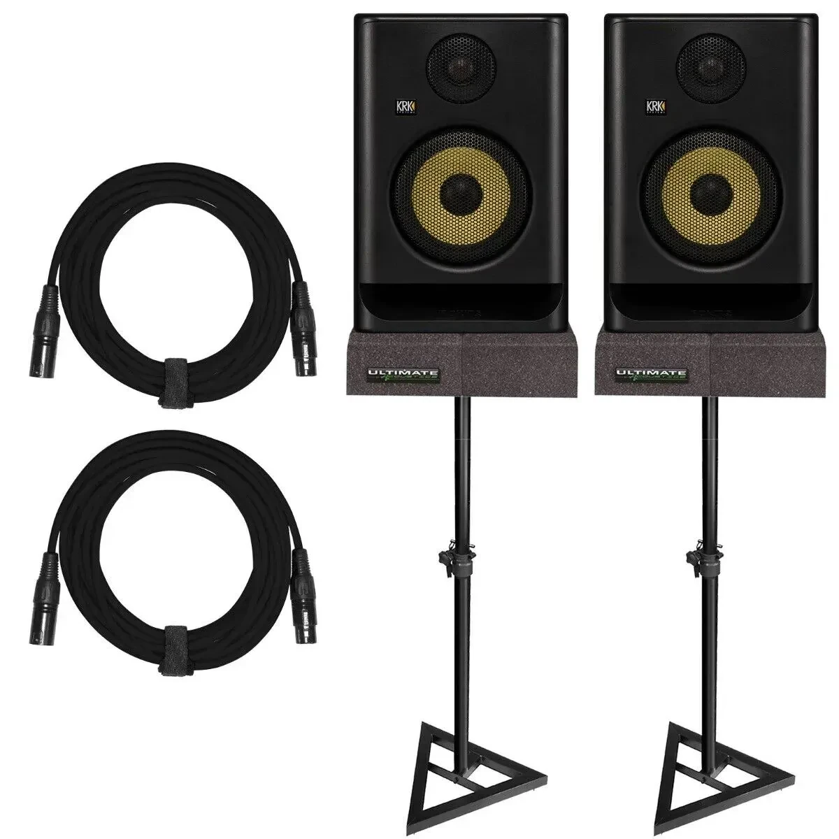 Активный студийный монитор KRK Rokit 5 Generation 5 Black с аксессуарами (пара)