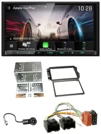 Kenwood MP3 2DIN USB DAB Bluetooth Autoradio für Chevrolet Aveo Epica Captiva 06