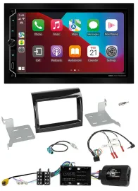 ESX 2DIN DAB USB Lenkrad Bluetooth Autoradio für Citroen Fiat Peugeot 2016-2021