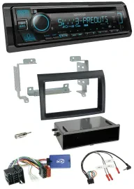 Kenwood Bluetooth USB CD Lenkrad DAB Autoradio für Fiat Ducato 08-11 schwarz Pro