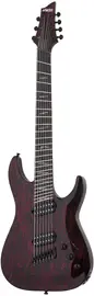 Электрогитара Schecter C-7 Multiscale Silver Mountain Blood Moon