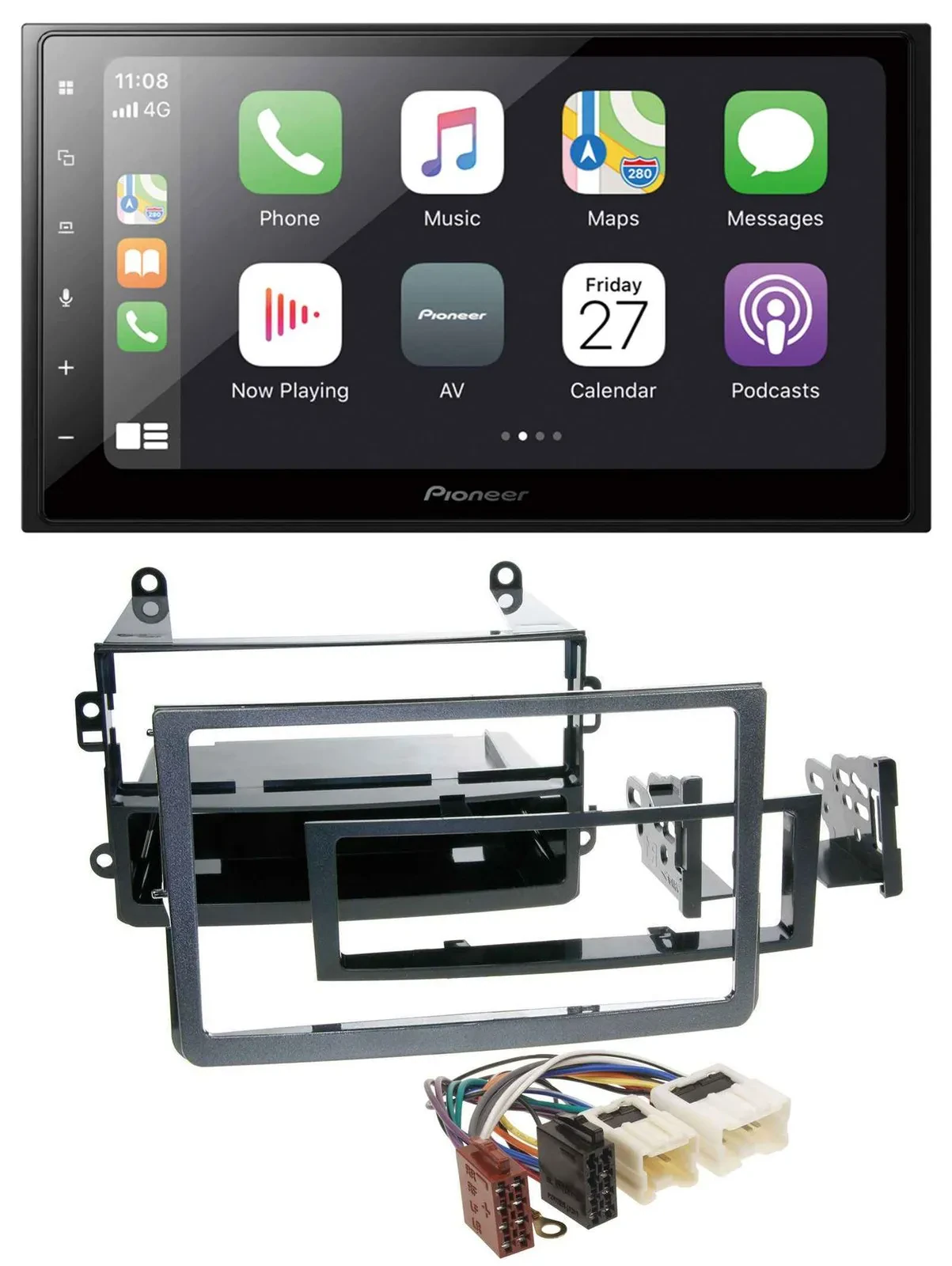 Pioneer MP3 Bluetooth DAB 2DIN USB Autoradio für Nissan 350Z Coupe Roadster 05-0