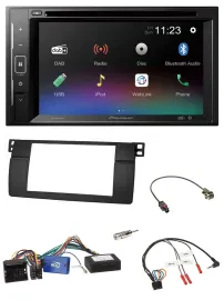 Pioneer Bluetooth Lenkrad USB 2DIN DAB DVD Autoradio für BMW 3er 2002-2006 E46 s
