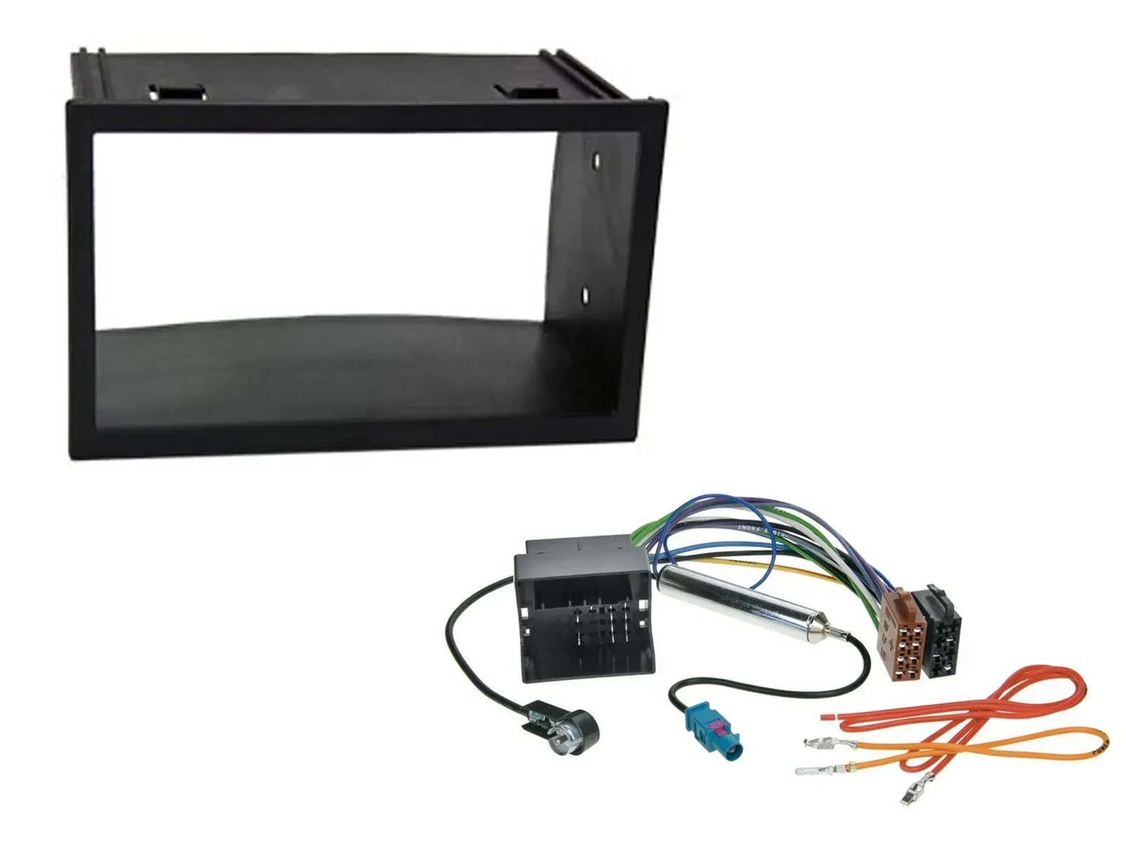Установочный комплект для автомагнитолы 2-DIN Caraudio24 для VW Golf IV, Polo, Passat, T4, Fox, Quadlock