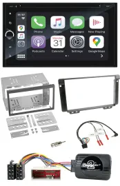 Blaupunkt USB DAB Bluetooth 2DIN TMC Lenkrad Navigation für Land Rover Freelande