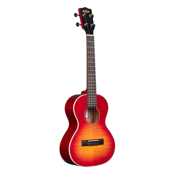 Укулеле Kala KA-FMCB-T Gloss Flame Maple Tenor Ukulele, Cherry Burst