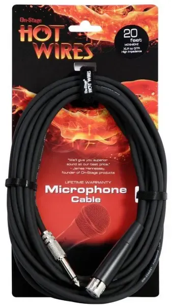 Микрофонный кабель OnStage MC12-20HZ 6 м