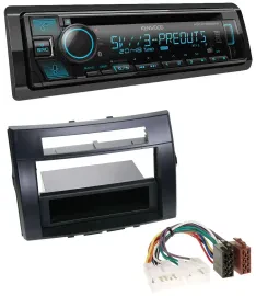 Автомагнитола Kenwood Bluetooth USB CD MP3 DAB для Toyota Corolla Verso 2004–2009 черный
