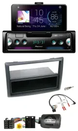 Автомагнитола для Renault Megane 2007–2008 Pioneer USB, Bluetooth, DAB, управление с руля, чёрная