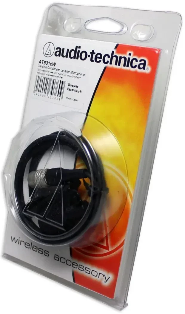 Б/У Петличный микрофон Audio-Technica AT831CW clip-on, фантомное питание
