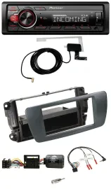 Автомагнитола Pioneer CD/USB/DAB, MP3, для Seat Ibiza, чёрный