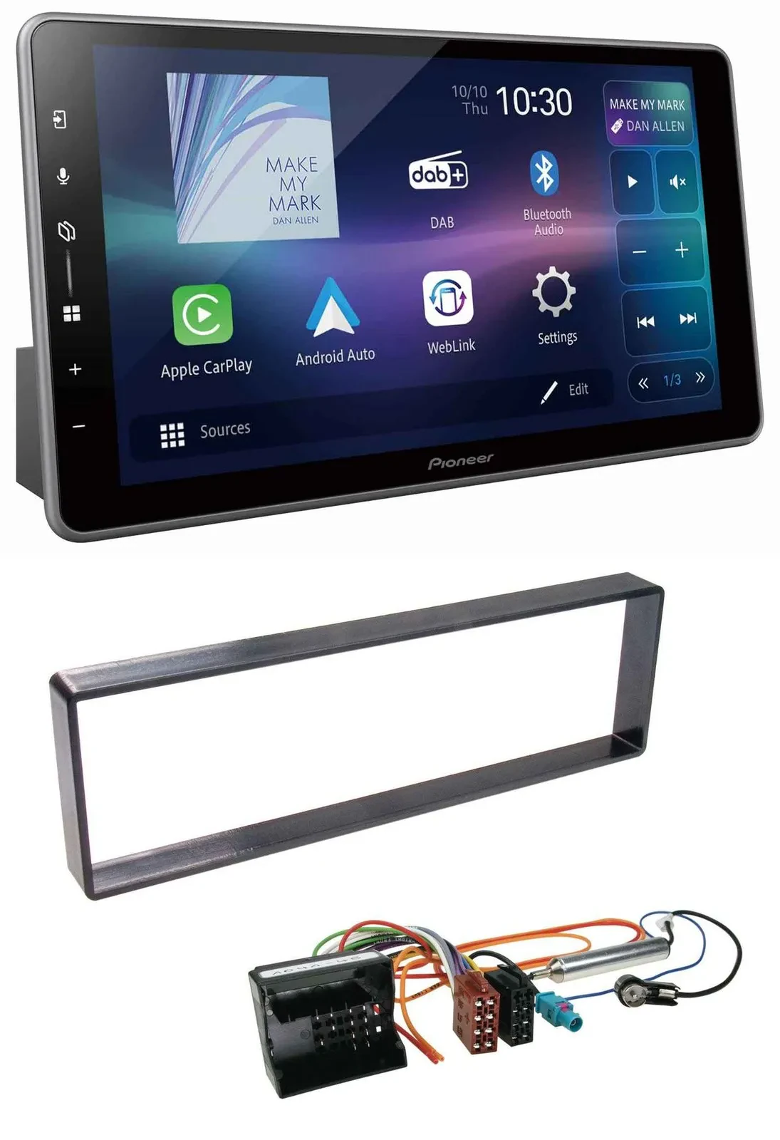 Pioneer Bluetooth USB DAB MP3 Autoradio für Citroen C4