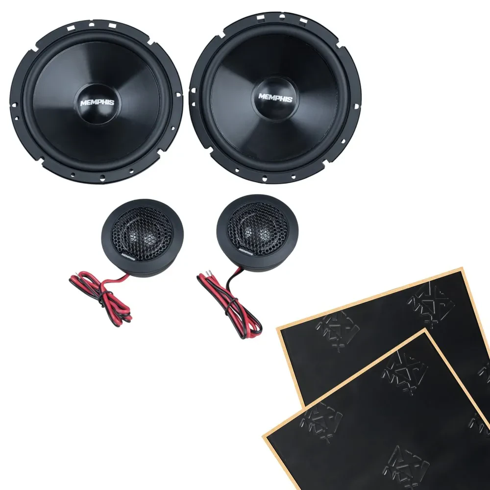 Memphis SRX60CV 6.5" Street Ref Component Speaker System with Sound Damping