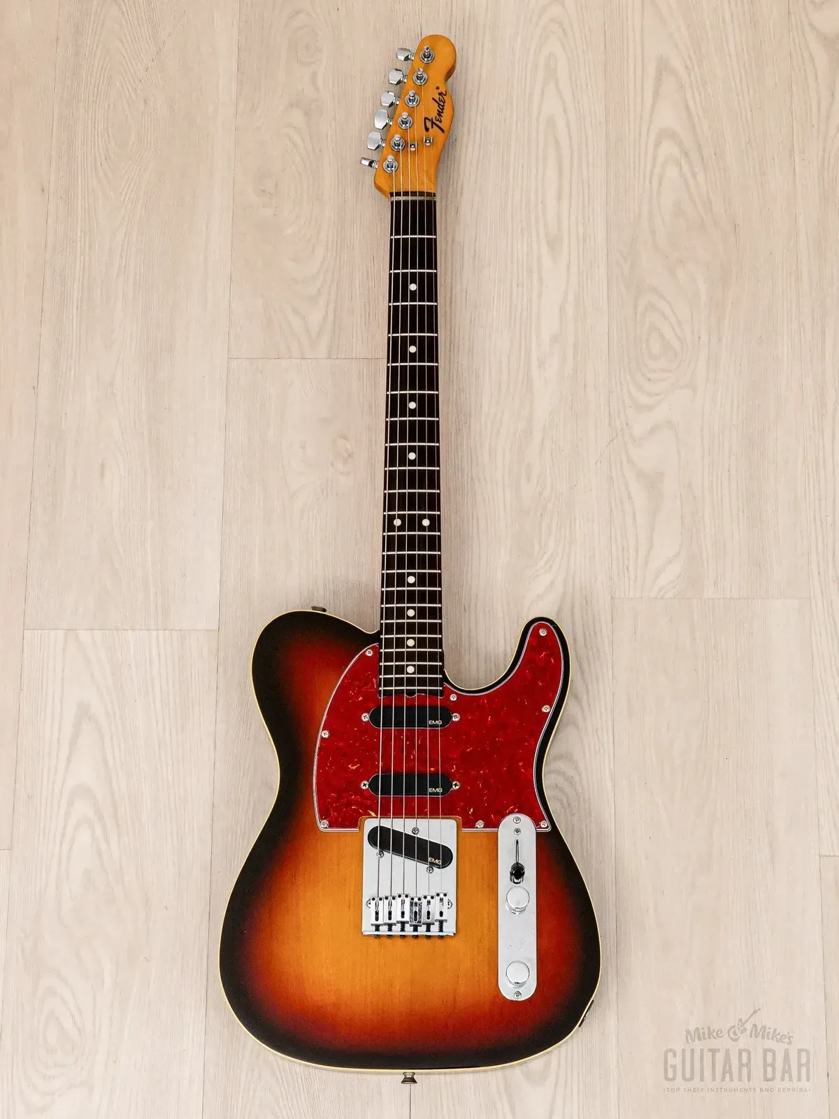 Электрогитара Fender Order Made Roy Buchanan Bluesmaster Telecaster Custom SSS Sunburst w/gigbag Japan 1993