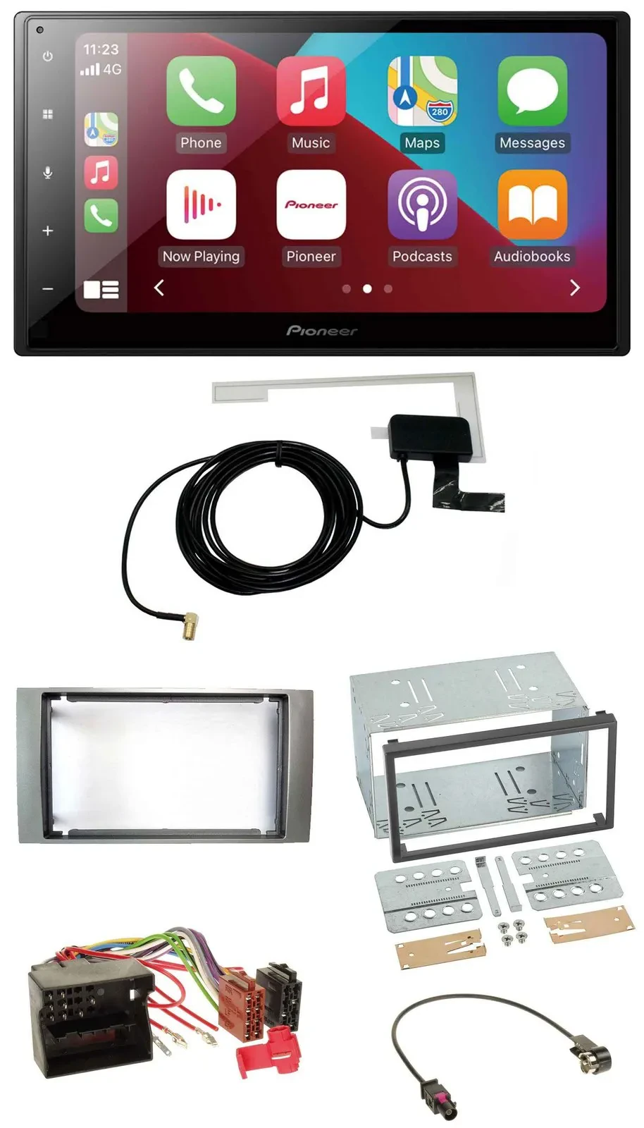 Pioneer USB Bluetooth DAB MP3 2DIN Autoradio für Ford Galaxy Focus C-Max S-Max 0