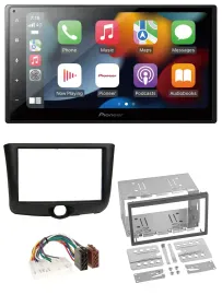 Автомагнитола для Toyota Yaris (1999-2003) Pioneer DAB, Bluetooth, 2DIN, USB, MP3