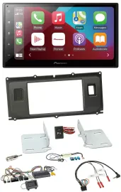 Pioneer USB Lenkrad DAB 2DIN Bluetooth Autoradio für Land Rover Evoque ab 2014