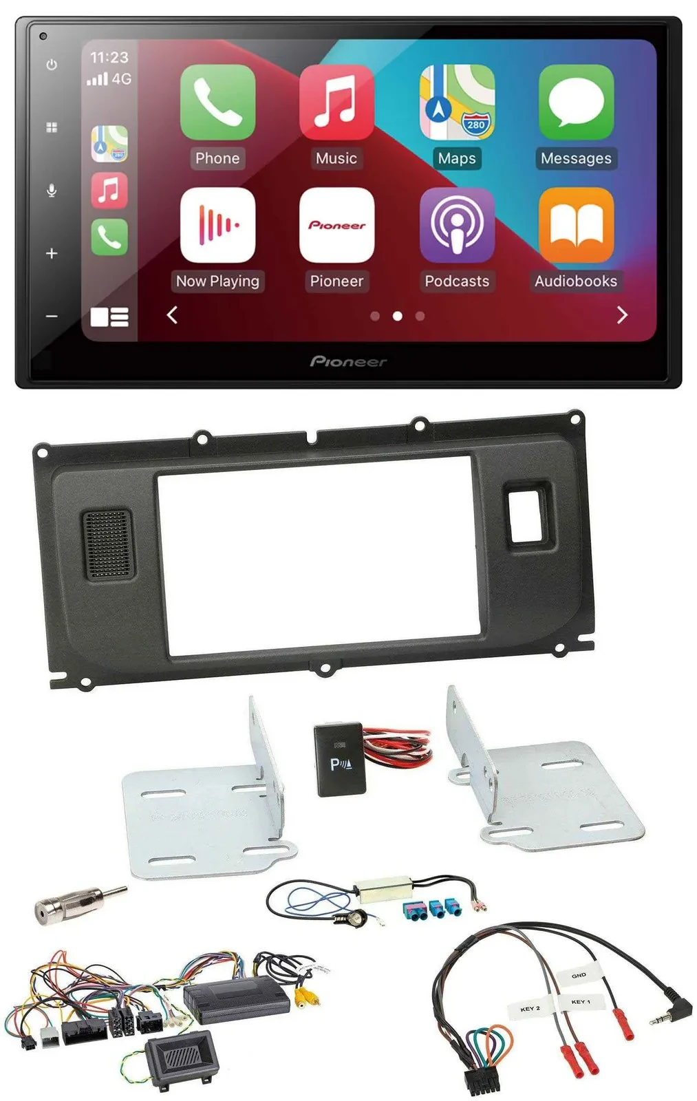 Автомагнитола Pioneer 2DIN Bluetooth DAB USB для Land Rover Evoque (с 2014)