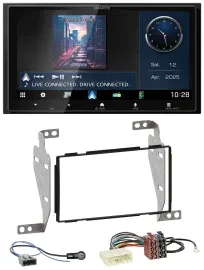 Автомагнитола для Nissan Juke (2010–2014) Kenwood 2DIN, Bluetooth, USB, DAB, MP3