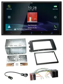 JVC USB Bluetooth 2DIN DAB MP3 Autoradio für Smart ForFour 04-06 ForTwo 07-10 IS