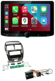 Kenwood MP3 USB DAB Bluetooth Autoradio für Citroen C4 Aircross Mitsubishi ASX P
