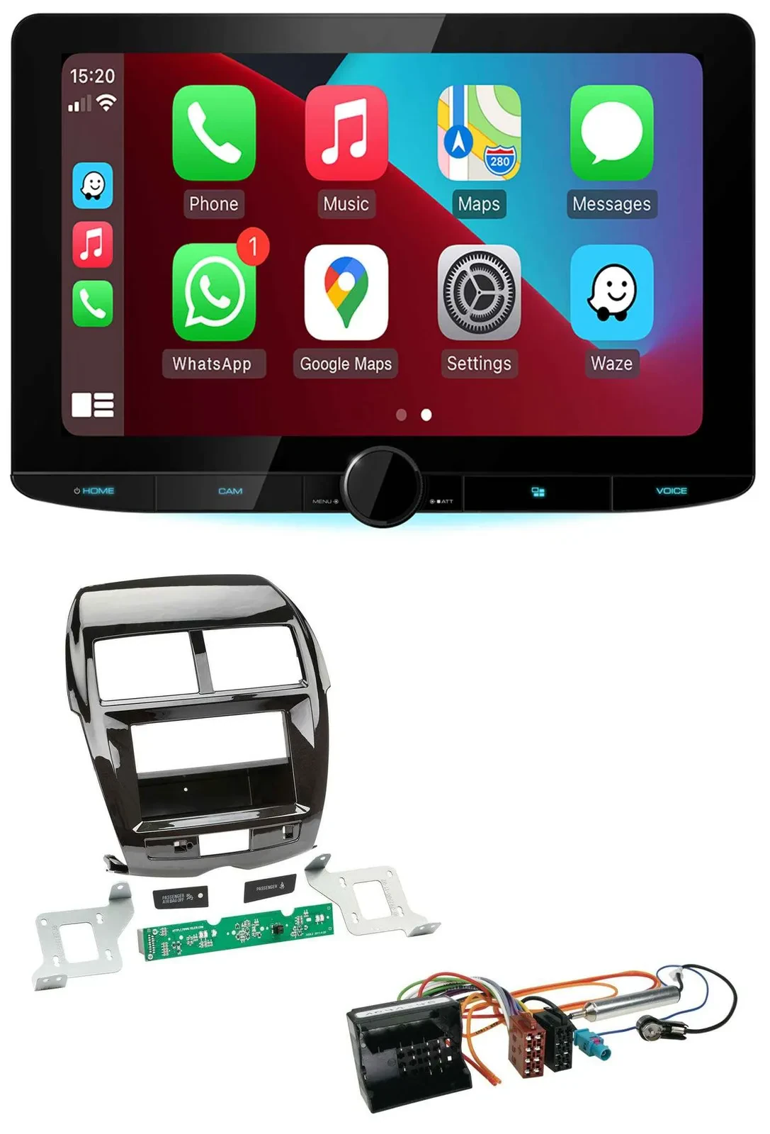 Kenwood MP3 USB DAB Bluetooth Autoradio für Citroen C4 Aircross Mitsubishi ASX P