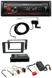 Автомагнитола для Audi A3 (8P) 2003–2006 Pioneer 1DIN, USB, DAB, MP3, AUX