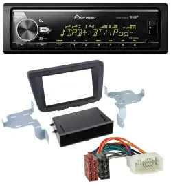 Pioneer Bluetooth USB DAB MP3 Autoradio für Suzuki Baleno (EW, ab 2016)