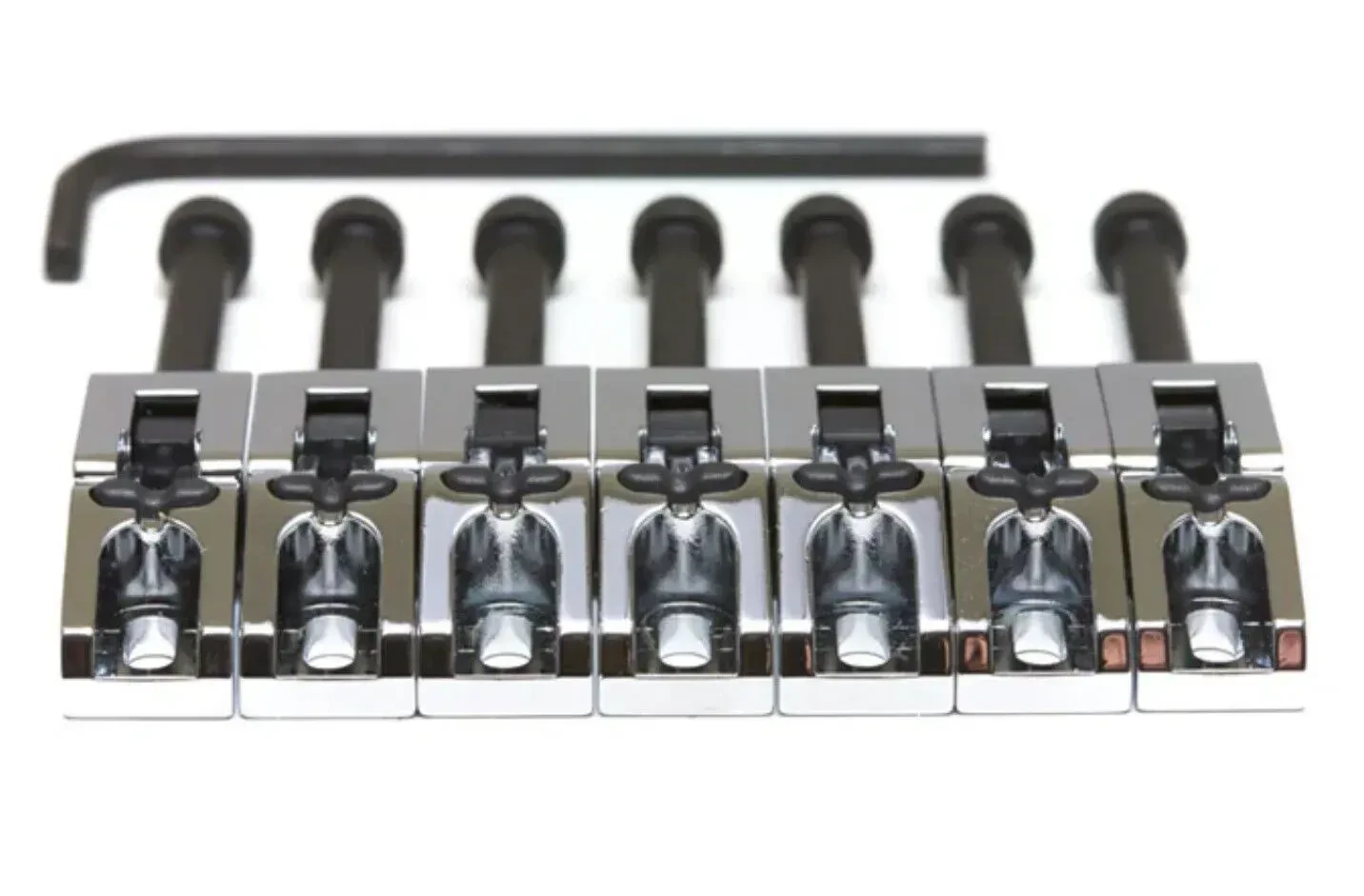 Седло бриджа для электрогитары Graph Tech PG-0080-C7 Floyd Rose Style Chrome (7 штук)