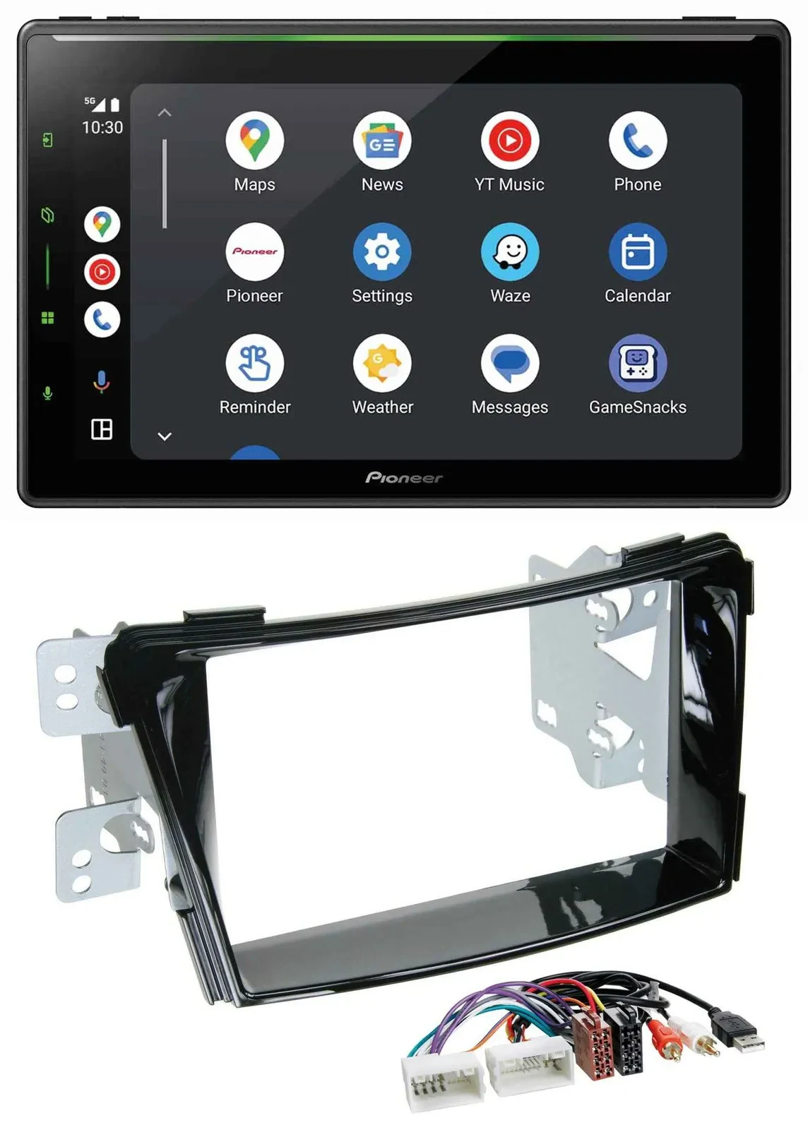 Pioneer 2DIN MP3 USB Bluetooth DAB Autoradio für Hyundai i40 ab 11 VF Klavierlac