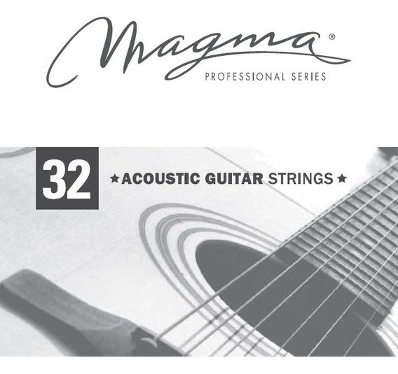 Струна одиночная для акустической гитары Magma Strings GA032G Gold Alloy 85/15 032
