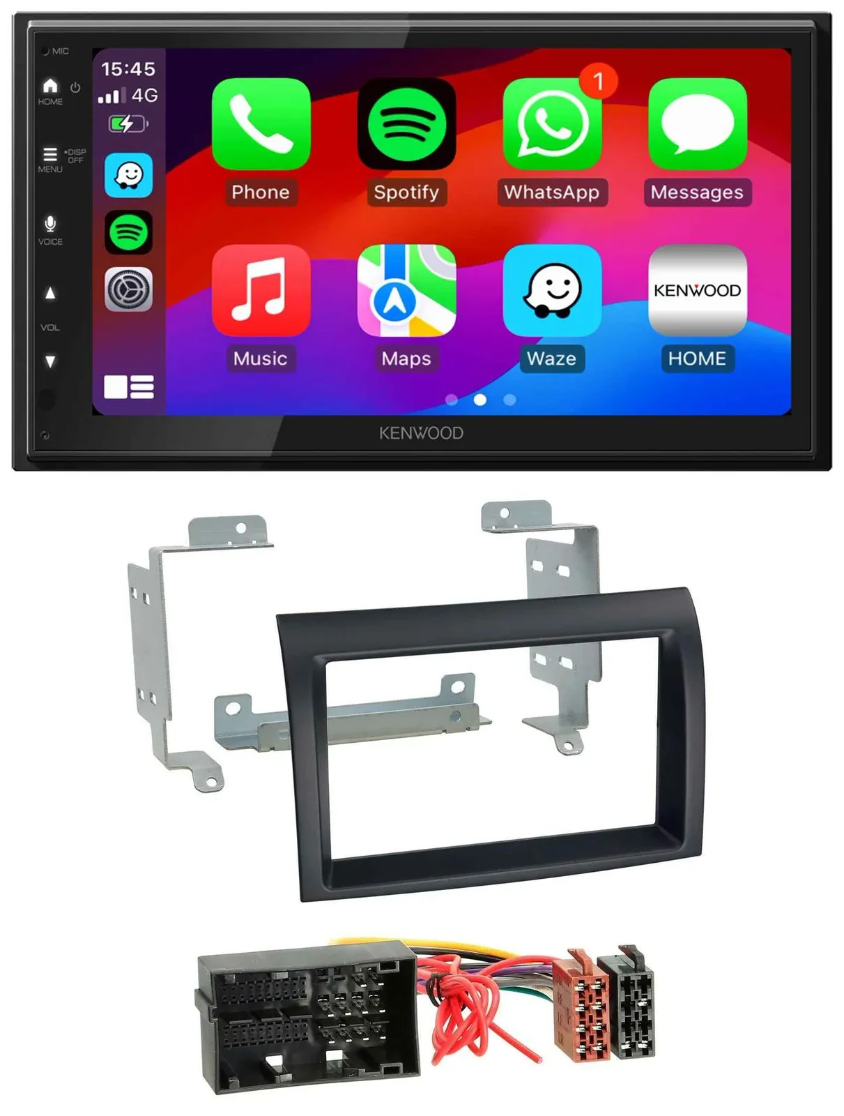 Kenwood MP3 USB DAB 2DIN Bluetooth Autoradio für Citroen Jumper Fiat Ducato Peug