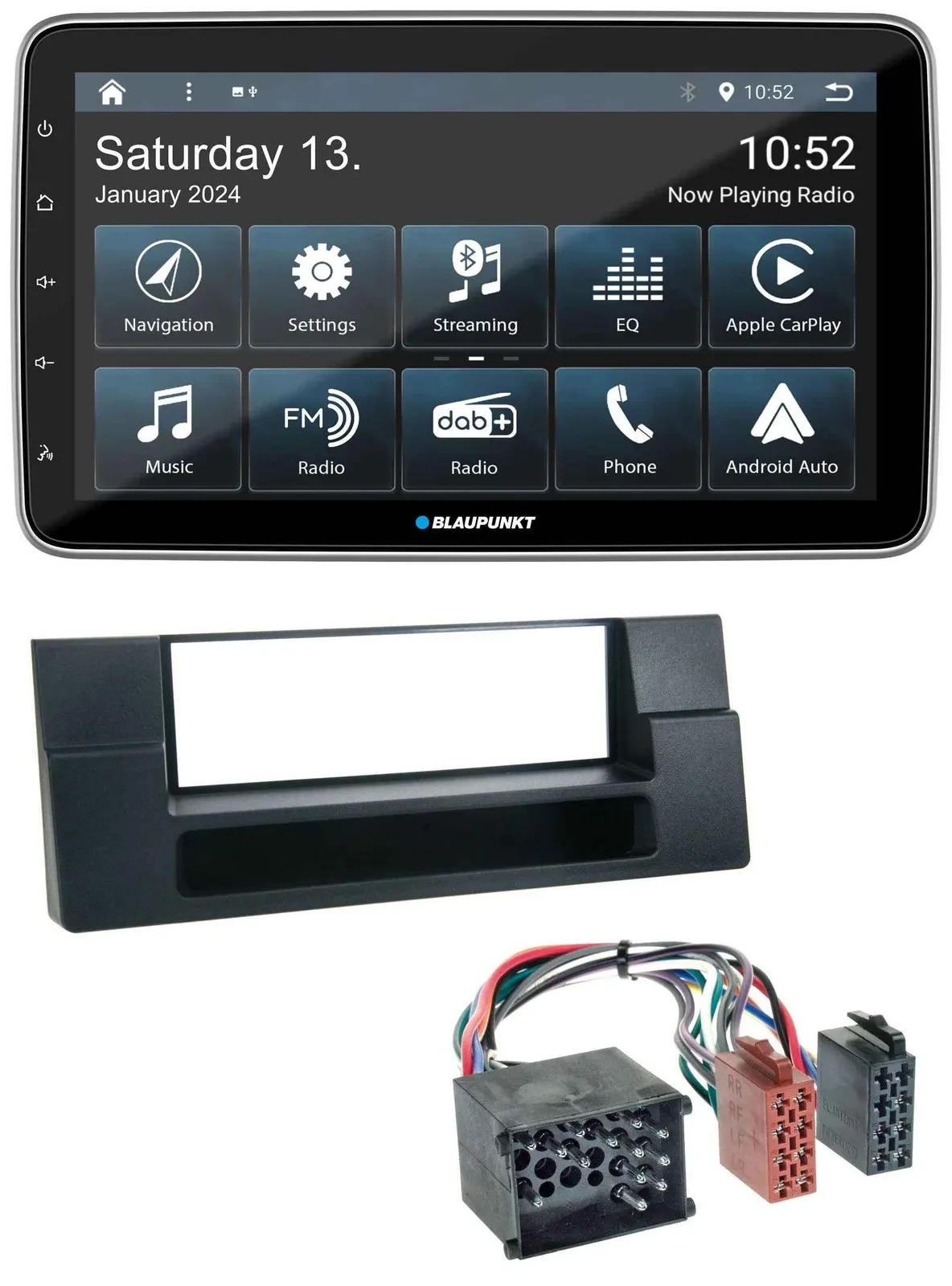 Автомагнитола Blaupunkt USB DAB SD MP3 Bluetooth для BMW X5 E53 и 5 Series E39 (Rundpin)