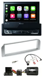 Pioneer DVD Bluetooth DAB USB Lenkrad Autoradio für Alfa 147 GT silbergrau