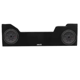 NVX VE-GM-SLVDCG3-D10S Dual 10" Sealed Enclosure with CWRT102 Subwoofer