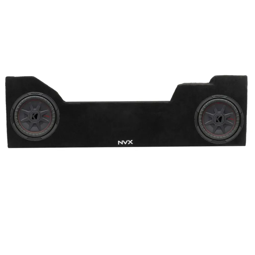Автосабвуфер NVX VE-GM-SLVDCG3-D10S + CWRT102, 2x10", закрытый корпус