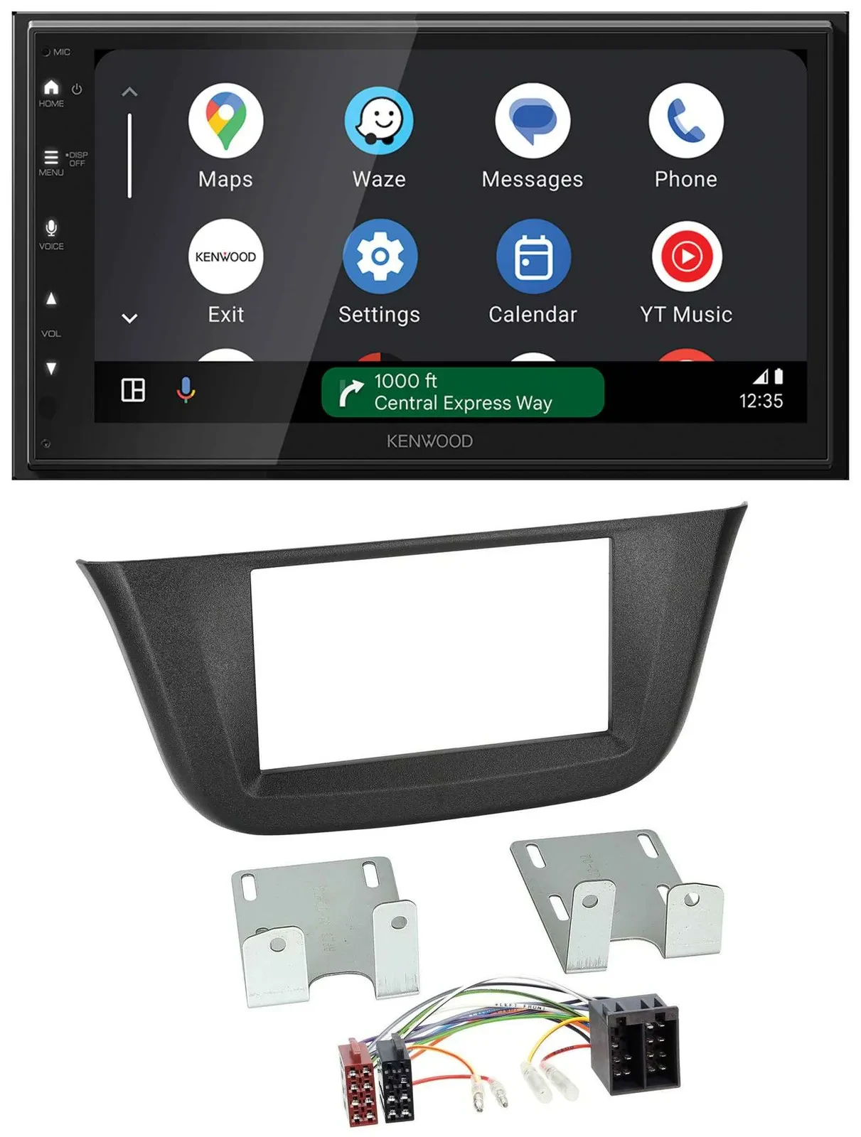 Автомагнитола для Iveco Daily (с 2014) Kenwood 2DIN, DAB, Bluetooth, USB, MP3