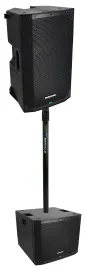 Mackie Thump12 V4 12” 1400w Active DJ PA Speaker w/Bluetooth+Thump15S V4 15" Sub