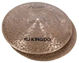 Тарелка барабанная KINGDO 15" Artist Dark Hi-Hat (пара)