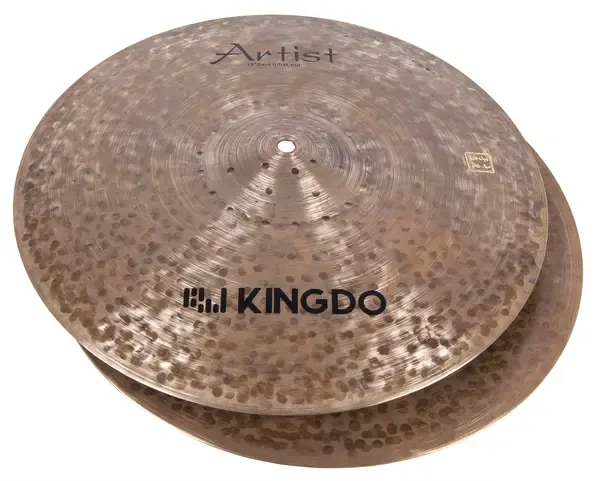 Тарелка барабанная KINGDO 15" Artist Dark Hi-Hat (пара)